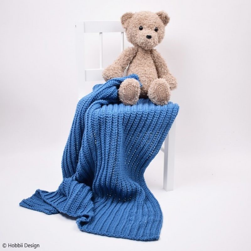 Ribbed Stroller Blanket