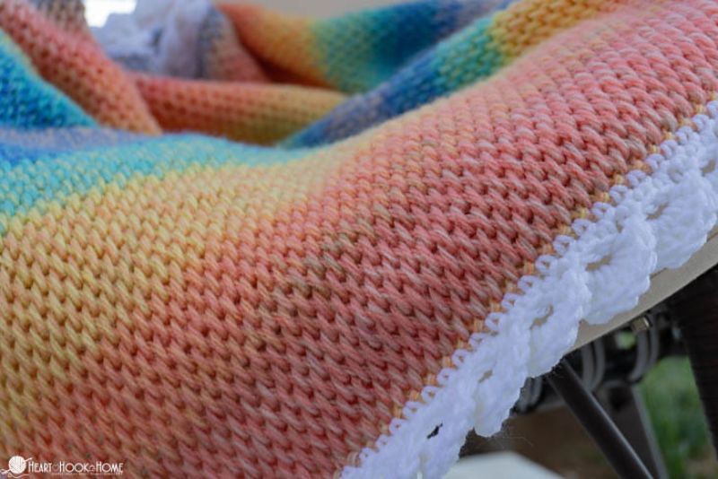 Tunisian Crochet Baby Blanket