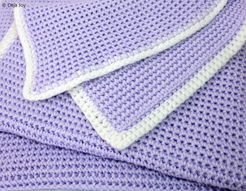 Weave Stitch Baby Blanket