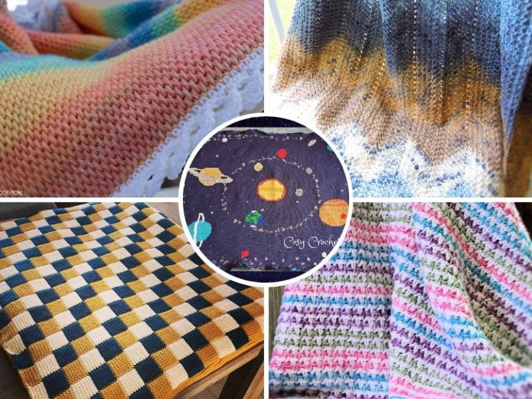 Wonderful Tunisian Crochet Baby Blankets