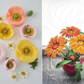 Stunning Crochet Flowers - Ideas and Free Patterns