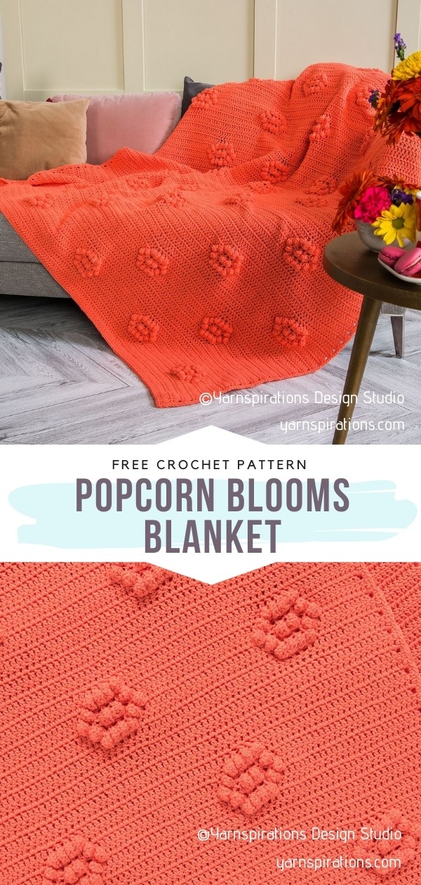 Popcorn Stitch Blanket