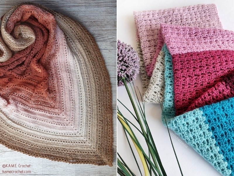 Effortless Crochet Shawls - Ideas and Free Patterns