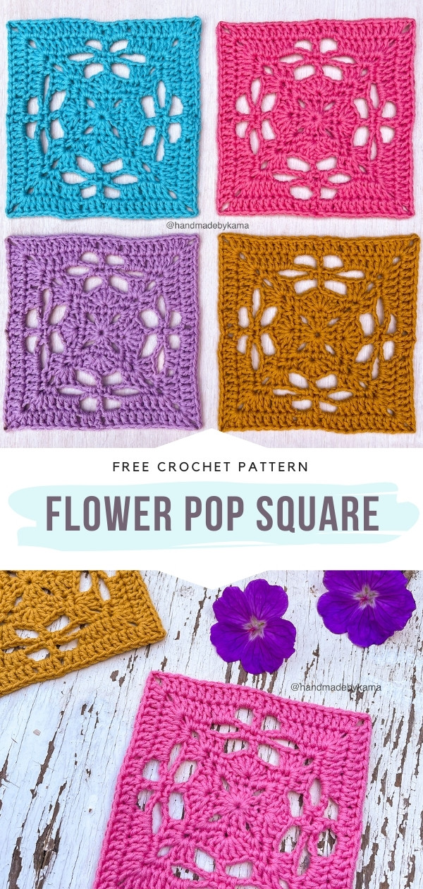 lacy crochet squares