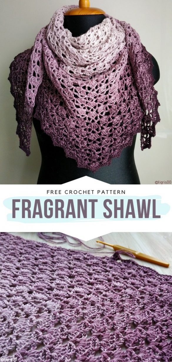 Sweet Lacy Crochet Shawls - Ideas and Free Patterns