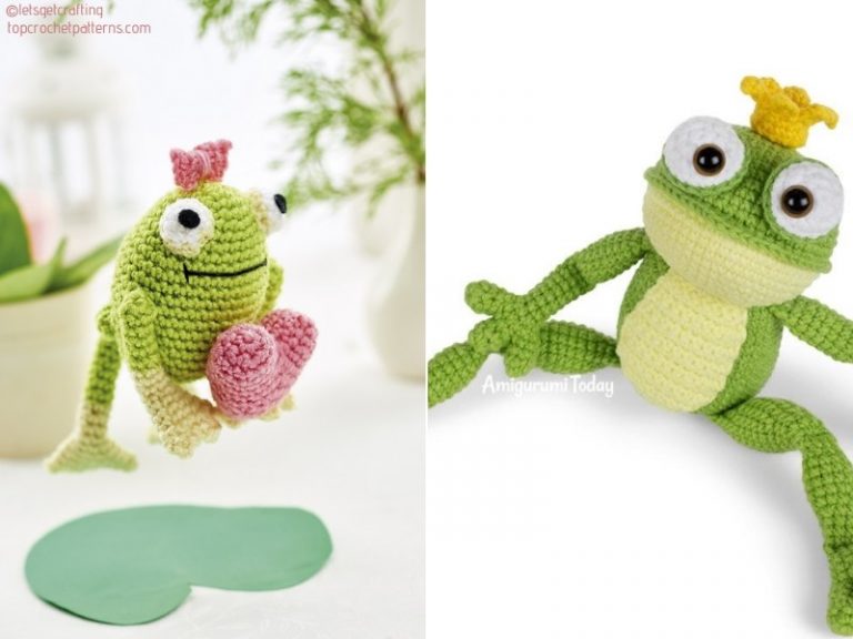 Sweetheart Frog Amigurumi
