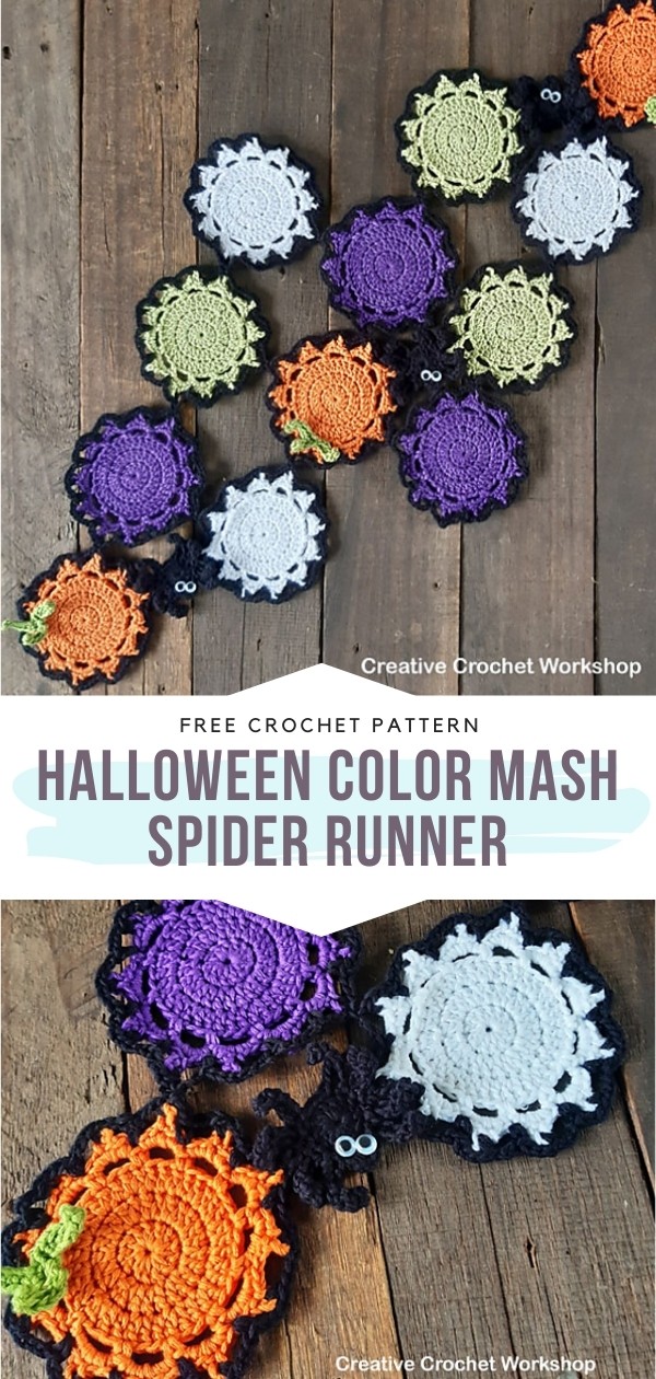 Halloween Crochet Runner