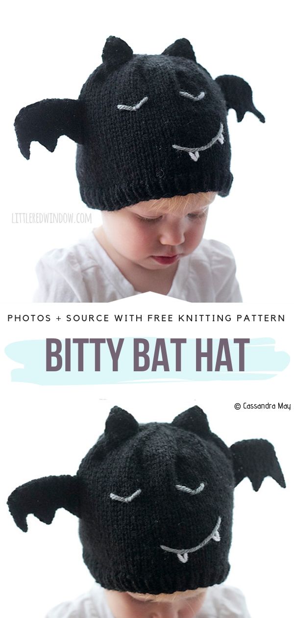 Knit Bat Hat