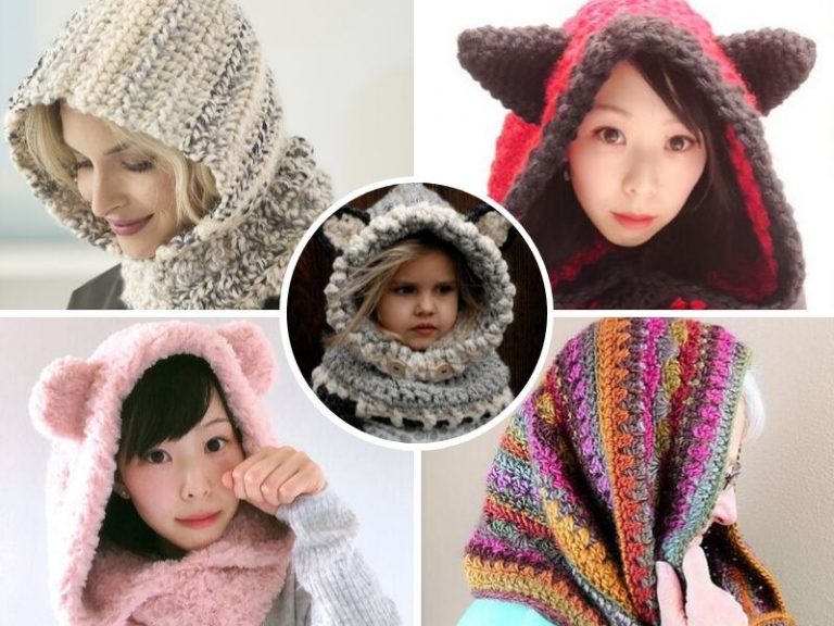 Free Crochet Patterns: Cozy Hooded Cowls