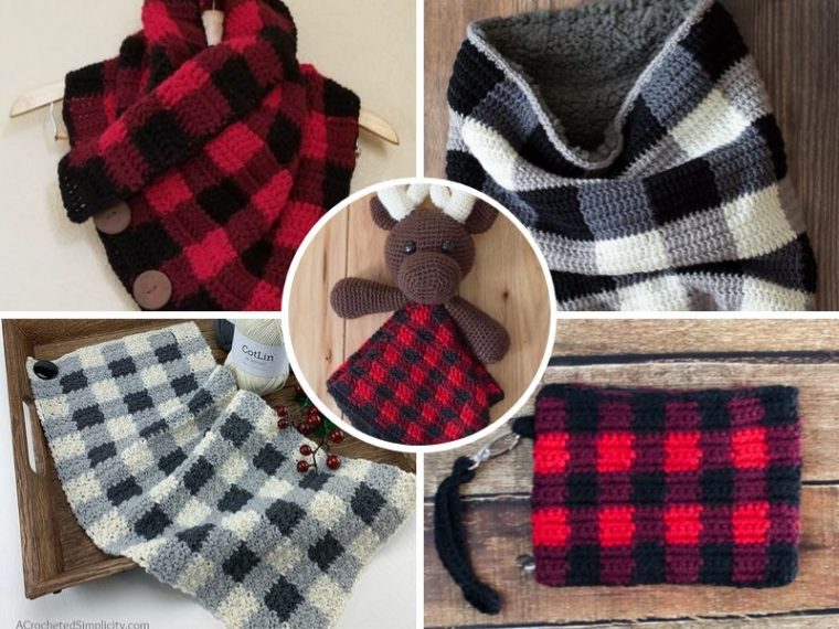 Crochet Buffalo Plaid Ideas crochet-buffalo-plaid-ideas