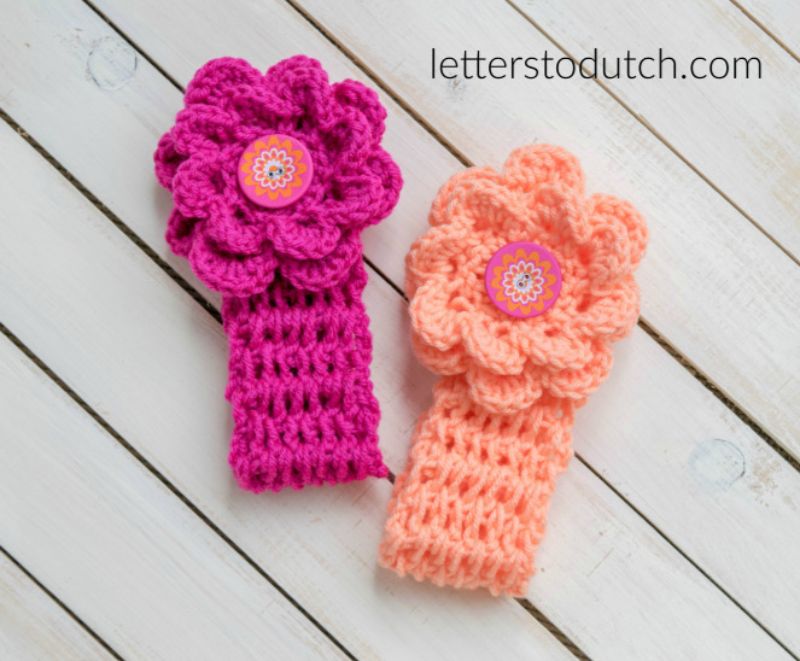 Free Pattern Crochet Newborn Headbands 