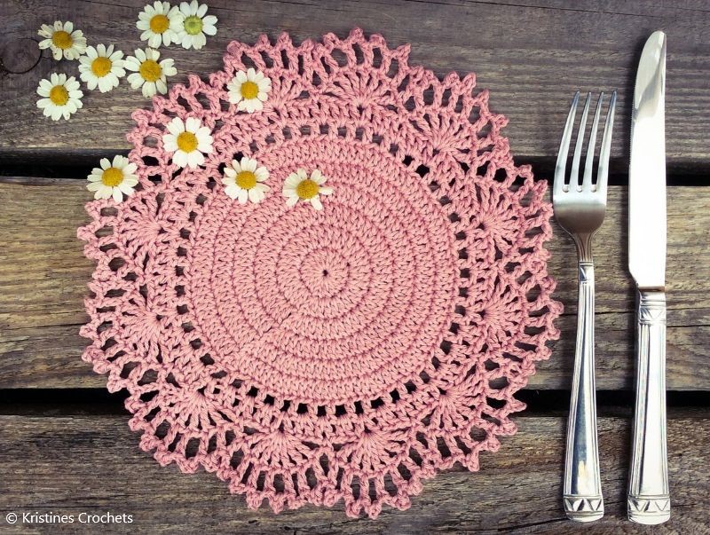 Round Crochet Placemats