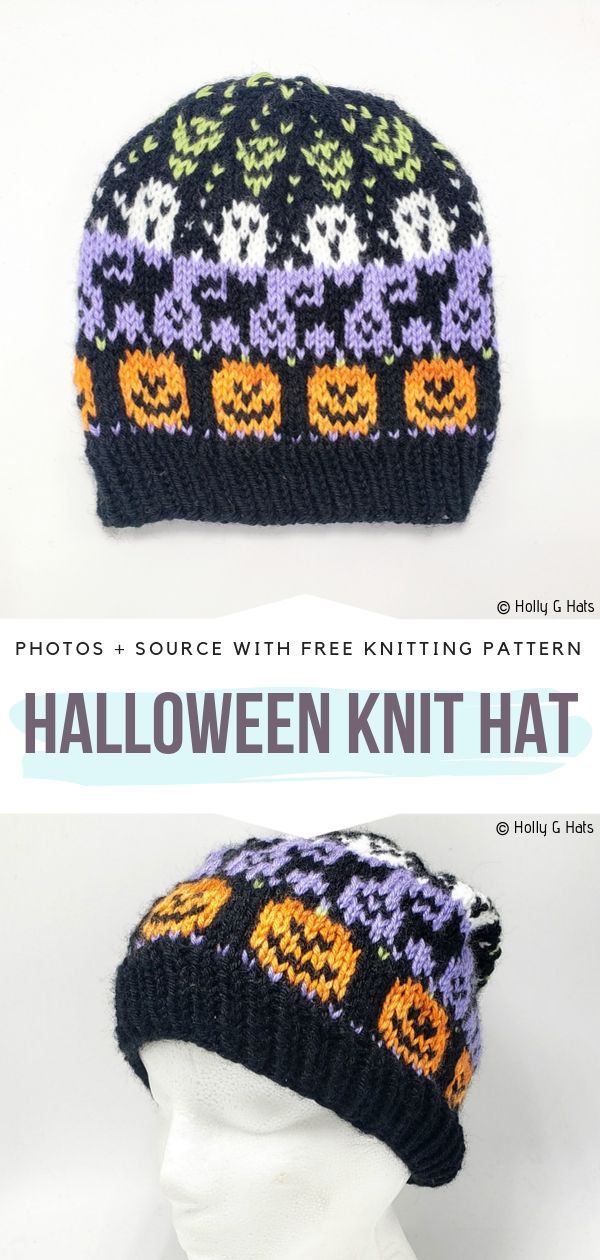 Halloween Knit Hat