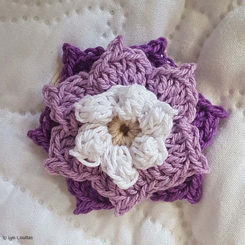 Crochet Flower Applique