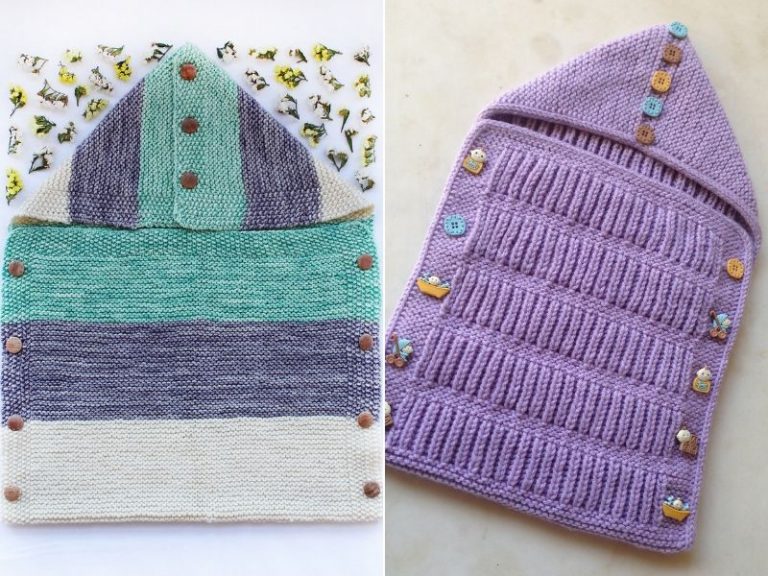 Free Patterns Knitted Baby Sleep Bags