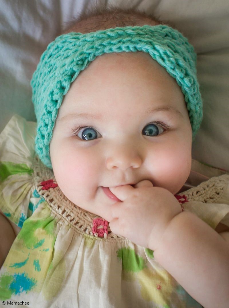 Free Crochet Pattern Little Everly Head Wrap 