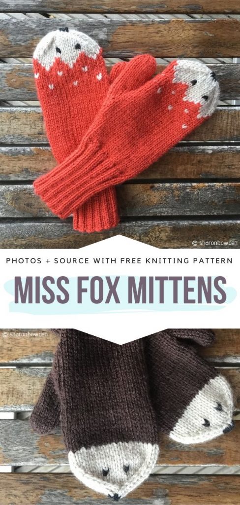 Festive Knitted Mittens - Ideas and Free Patterns