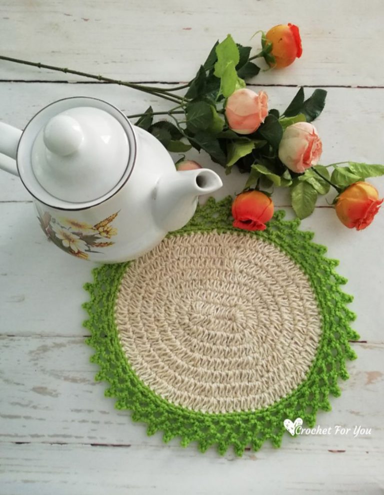 10+ Round Crochet Placemat Free Patterns