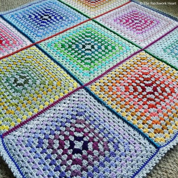 Lively Patchwork Blankets - Free Crochet Patterns