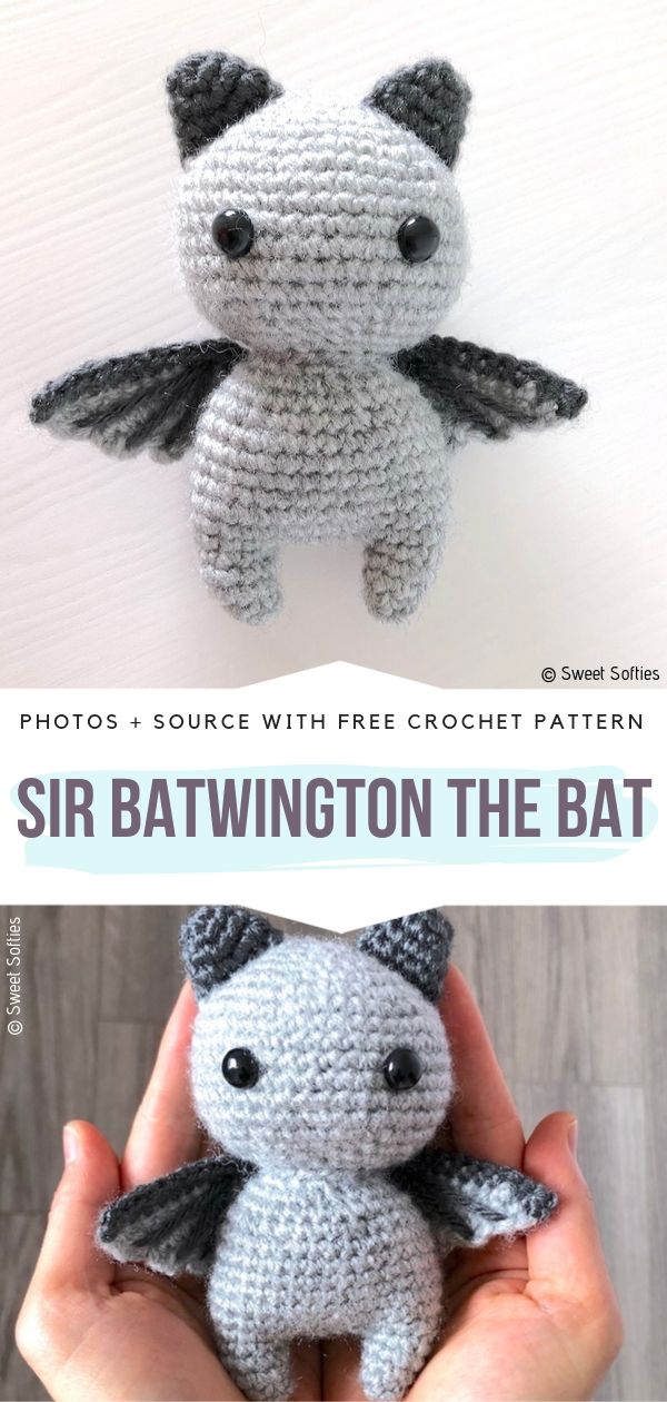 Crochet Bat · Amigurumi Pattern Review - Sweet Softies