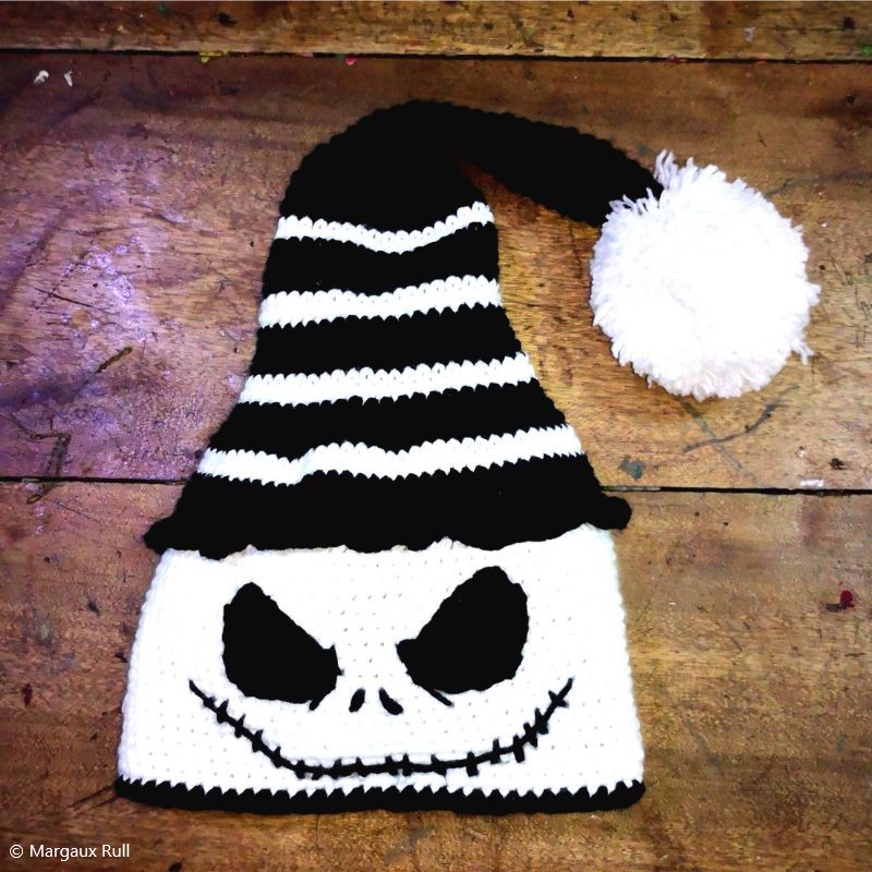 Crochet Skeleton Beanie 