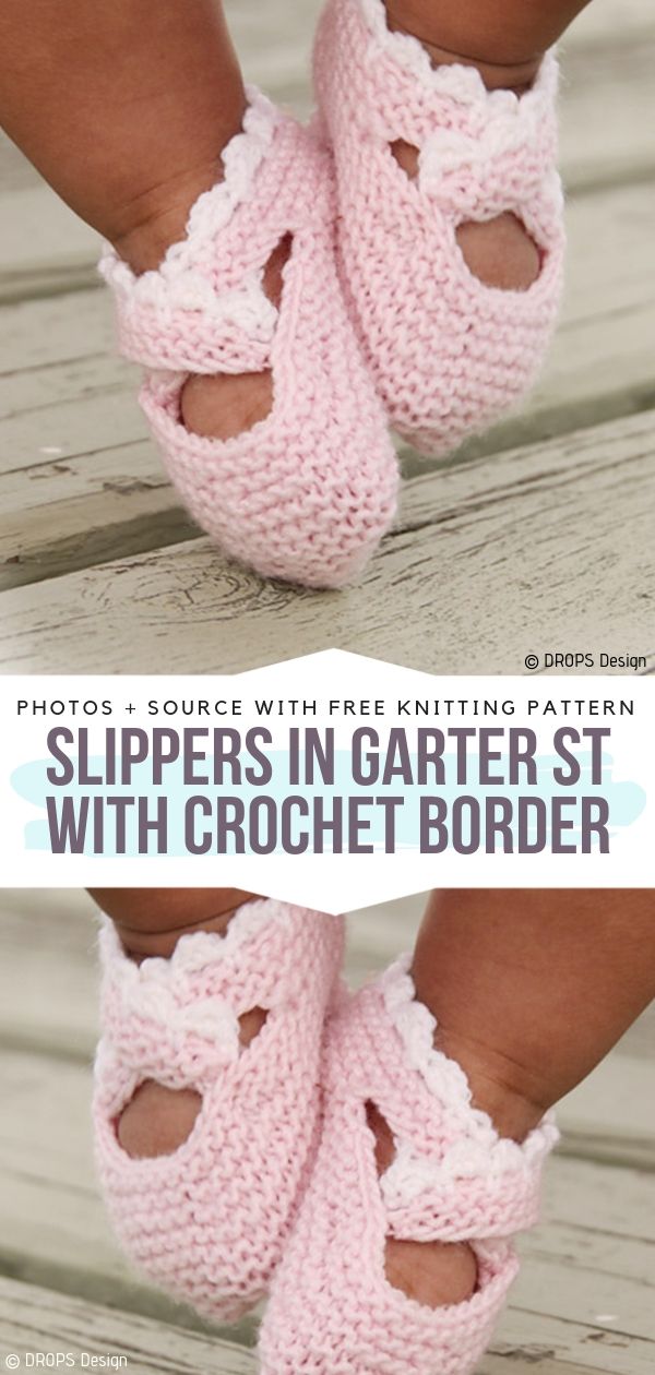 Knit Baby Slippers
