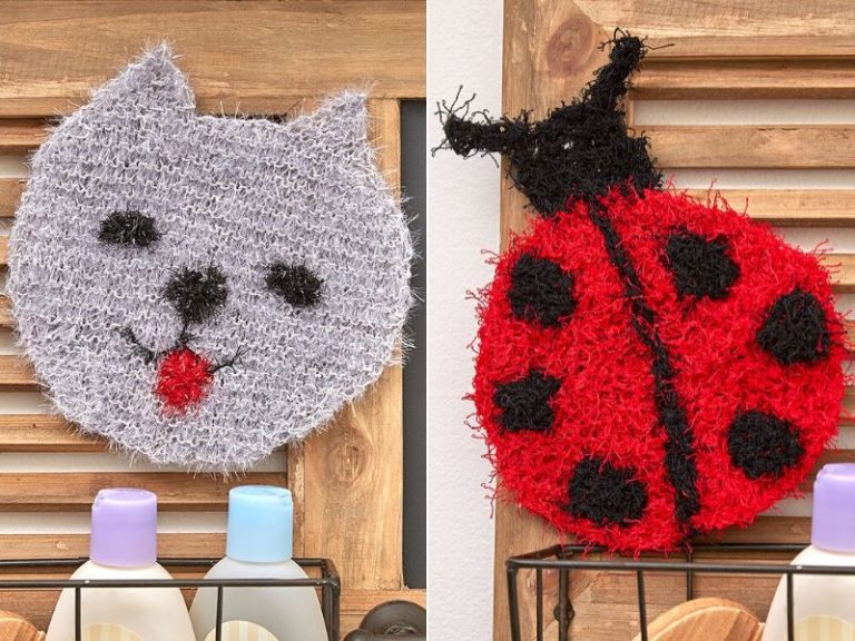 Free Patterns Sweet Knitted Scrubbies