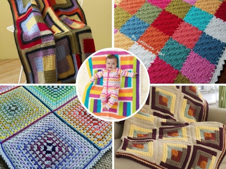 Free Crochet Patterns: Terrific Patchwork Blankets