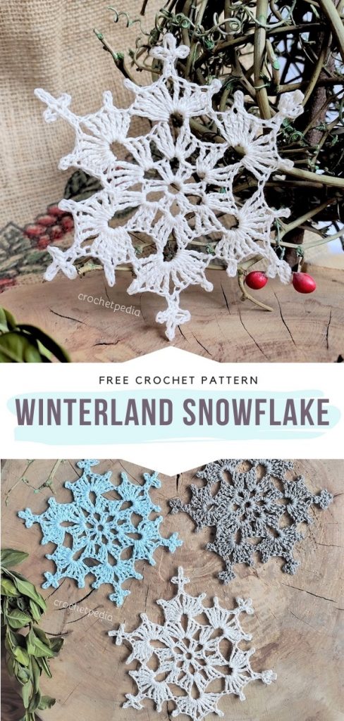 Magical Snowflake Ideas and Free Crochet Patterns