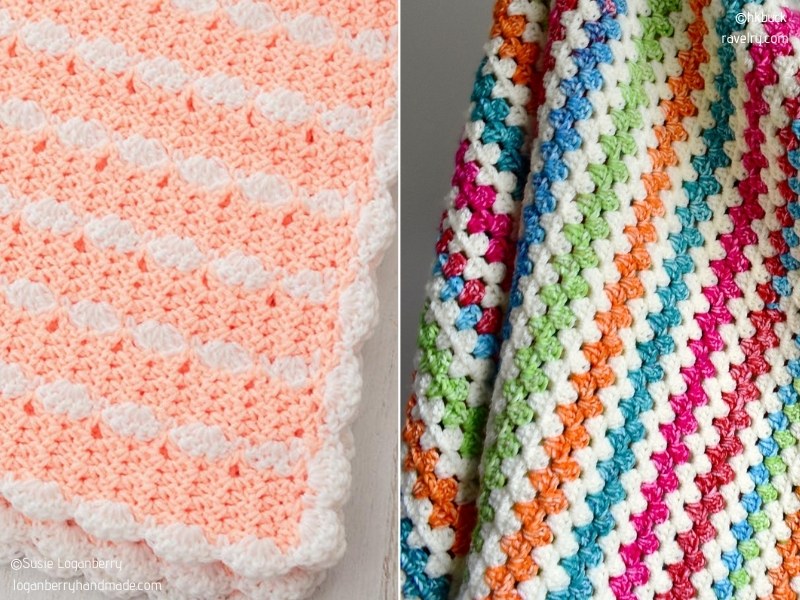 Oh So Soft Baby Blankets with Free Crochet Patterns