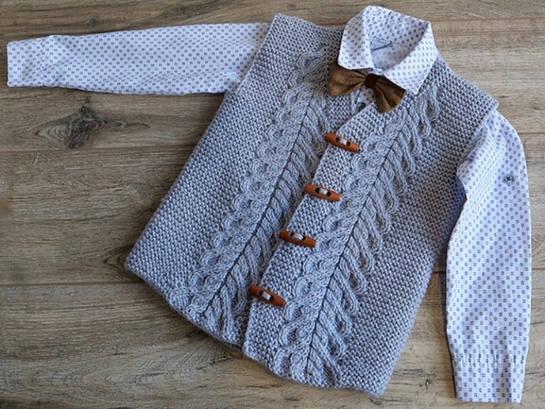 Elegant Little Men's Vests Free Knitting Patterns-feature