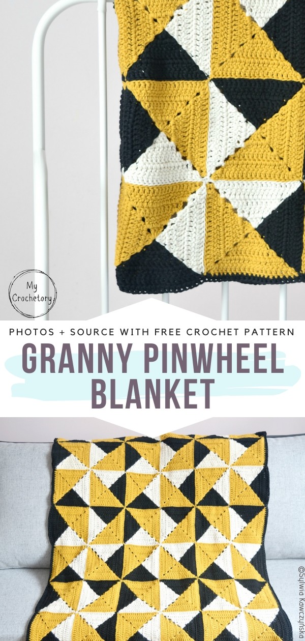 Granny Pinwheel Free Crochet Pattern