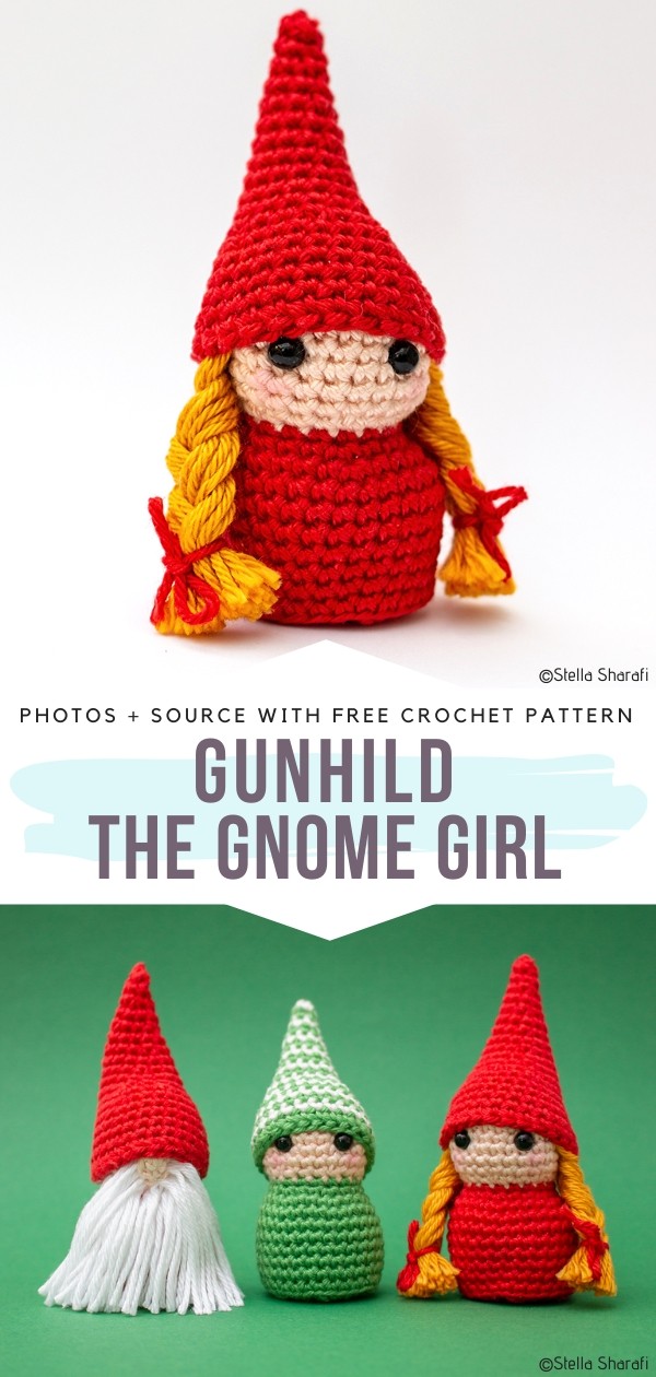 Crochet Gnome Girl