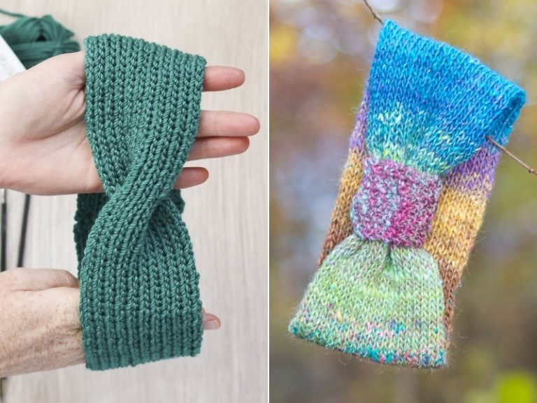 Headbands with a Twist Free Knitting Patterns