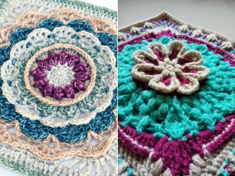 Magical Crochet Squares Free Patterns