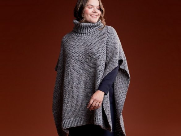 Modern Minimalism Ponchos Free Crochet Patterns