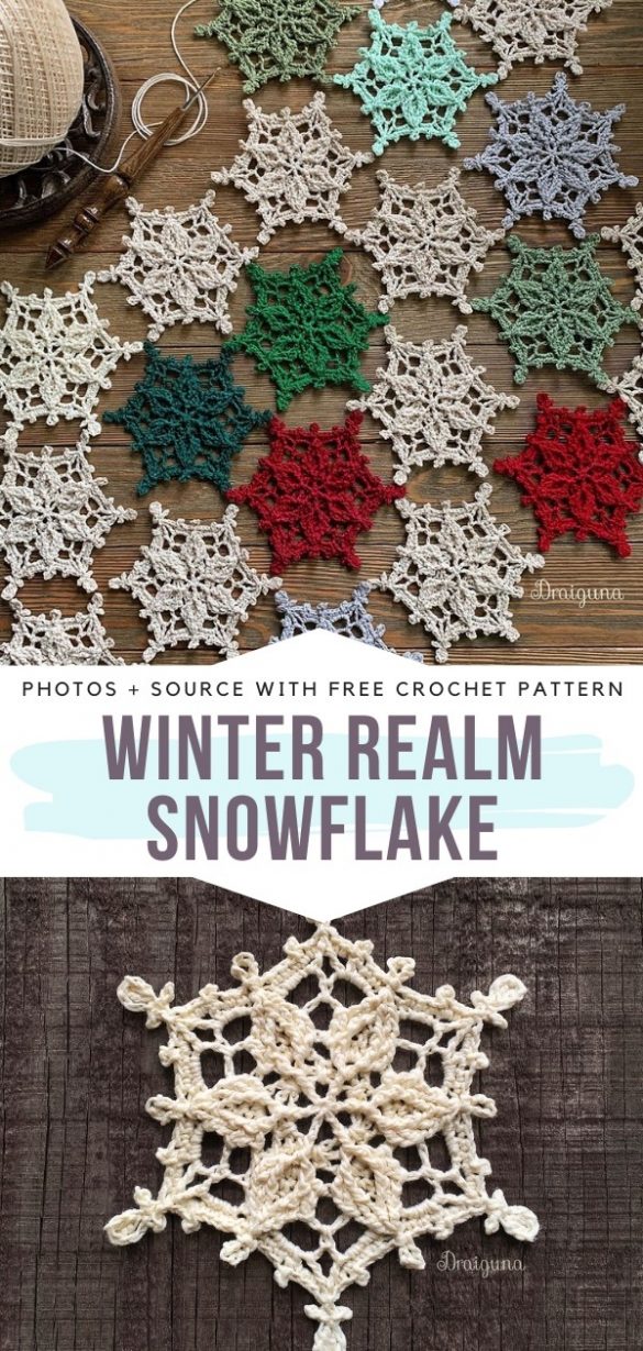 Magical Snowflake Ideas and Free Crochet Patterns