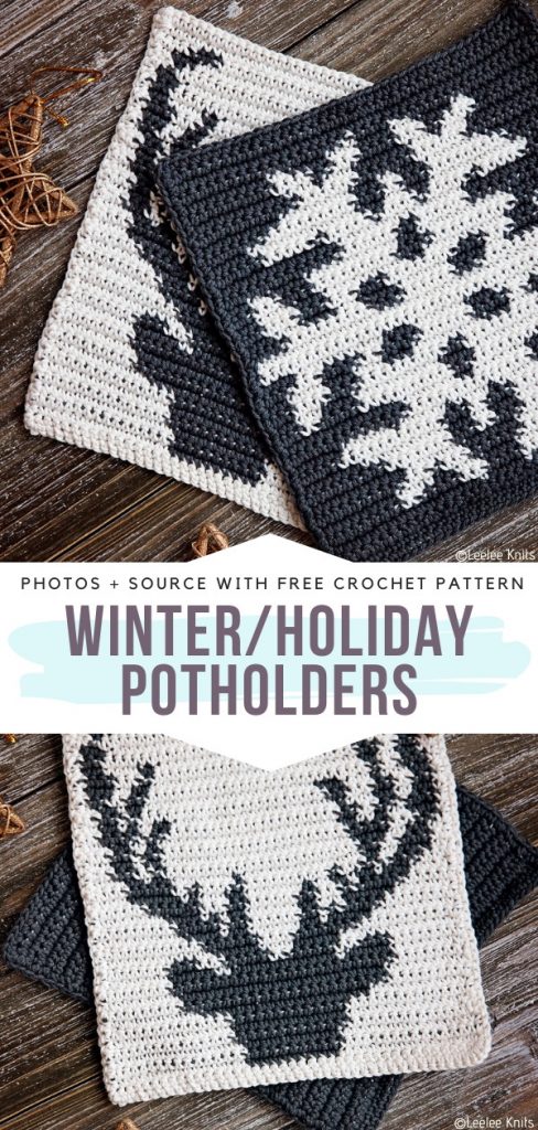 Essential Potholders for Winter - Free Crochet Patterns