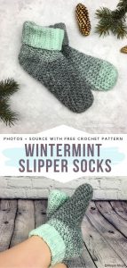 Soft Slipper Socks - Free Crochet Patterns