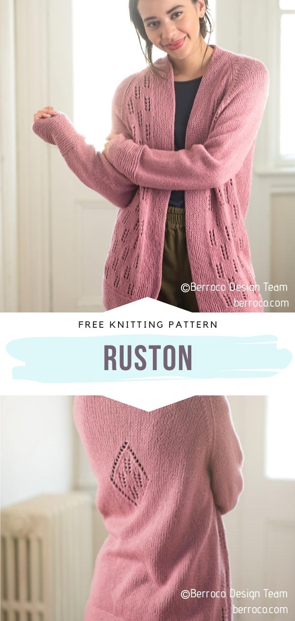 Pink Knit Cardigan