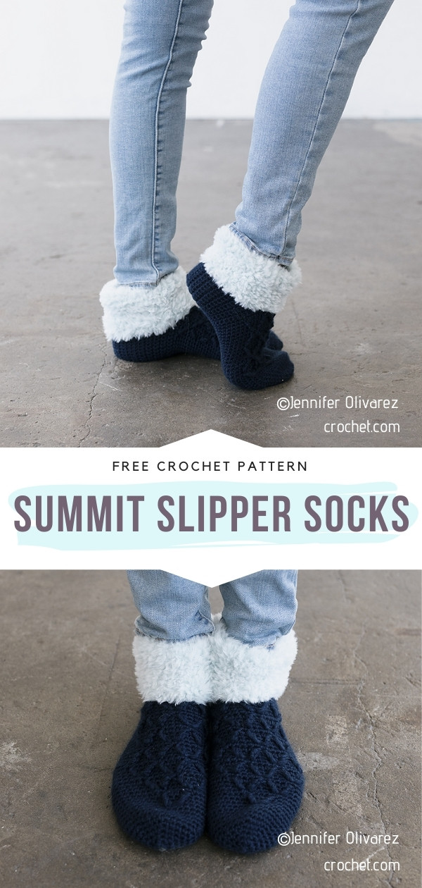Crochet Slipper Socks