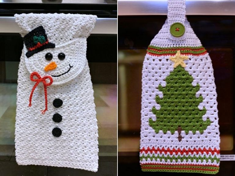 Free Crochet Pattern Jolly Kitchen Towel Ideas