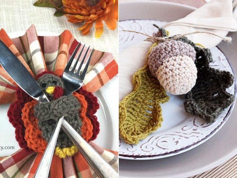 Free Crochet Patterns Thanksgiving Table Setting Ideas