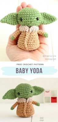 Sweet Baby Yoda Amigurumi Free Crochet Patterns