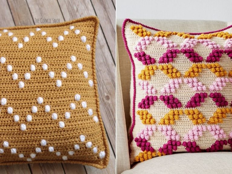 Bubbly Dreams Pillows Free Crochet Patterns