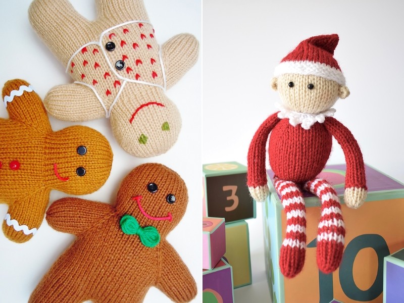 Gingerbread Knit Christmas Leggings