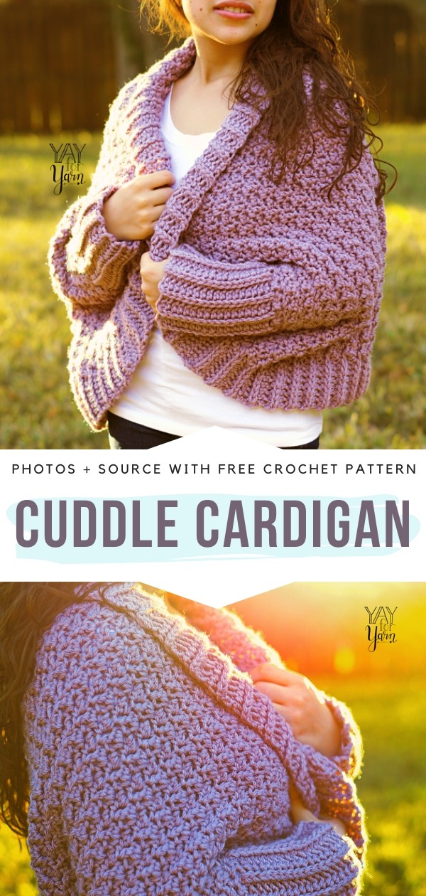 Super Soft & Easy Crochet Cardigan - Cuddly Cardigan Crochet Tutorial 