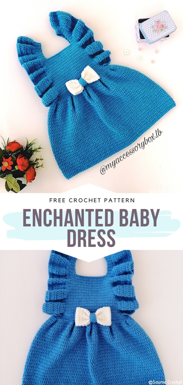 Enchanted Baby Dress Free Crochet Pattern