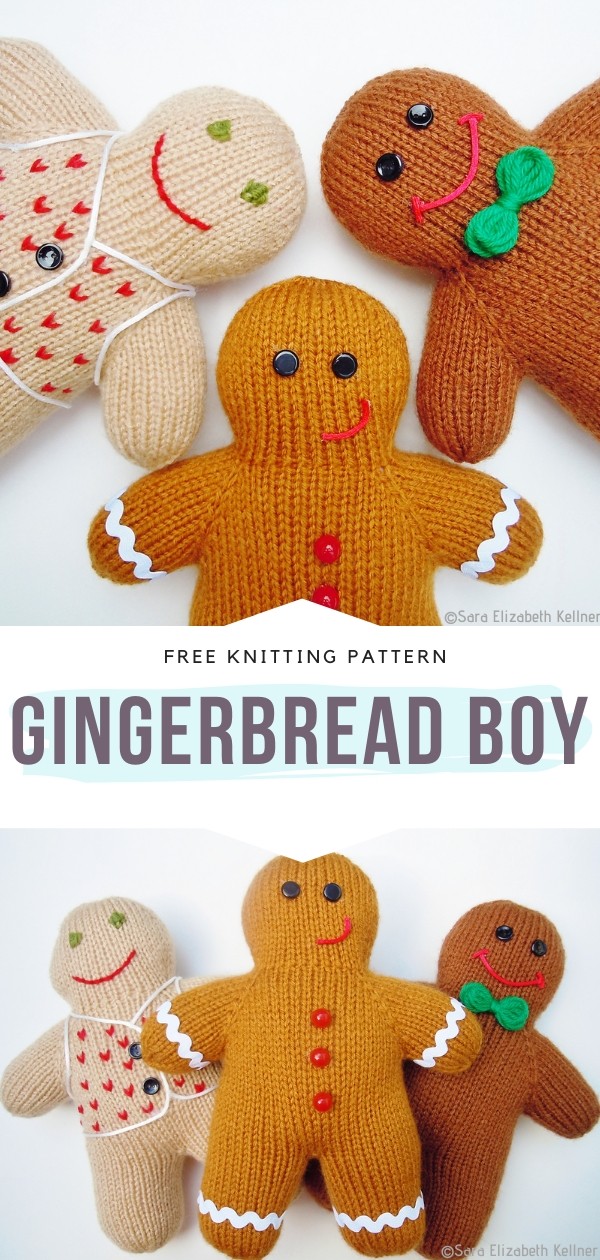 Knitted Gingerbread Boy