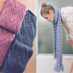 Girly Scarves Free Knitting Patterns